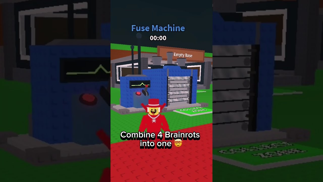 NEW FUSE MACHINE IN STEAL A BRAINROT Stealabrainrot Roblox