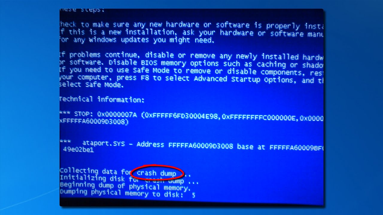 How to Fix a Windows PC Crash Dump