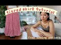 tiered ruffled maxi skirt sewing tutorial (w/ FREE pattern)