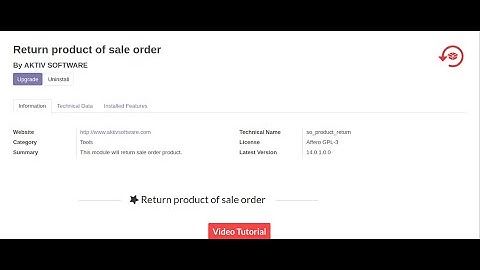 Return Product Of Sale Order