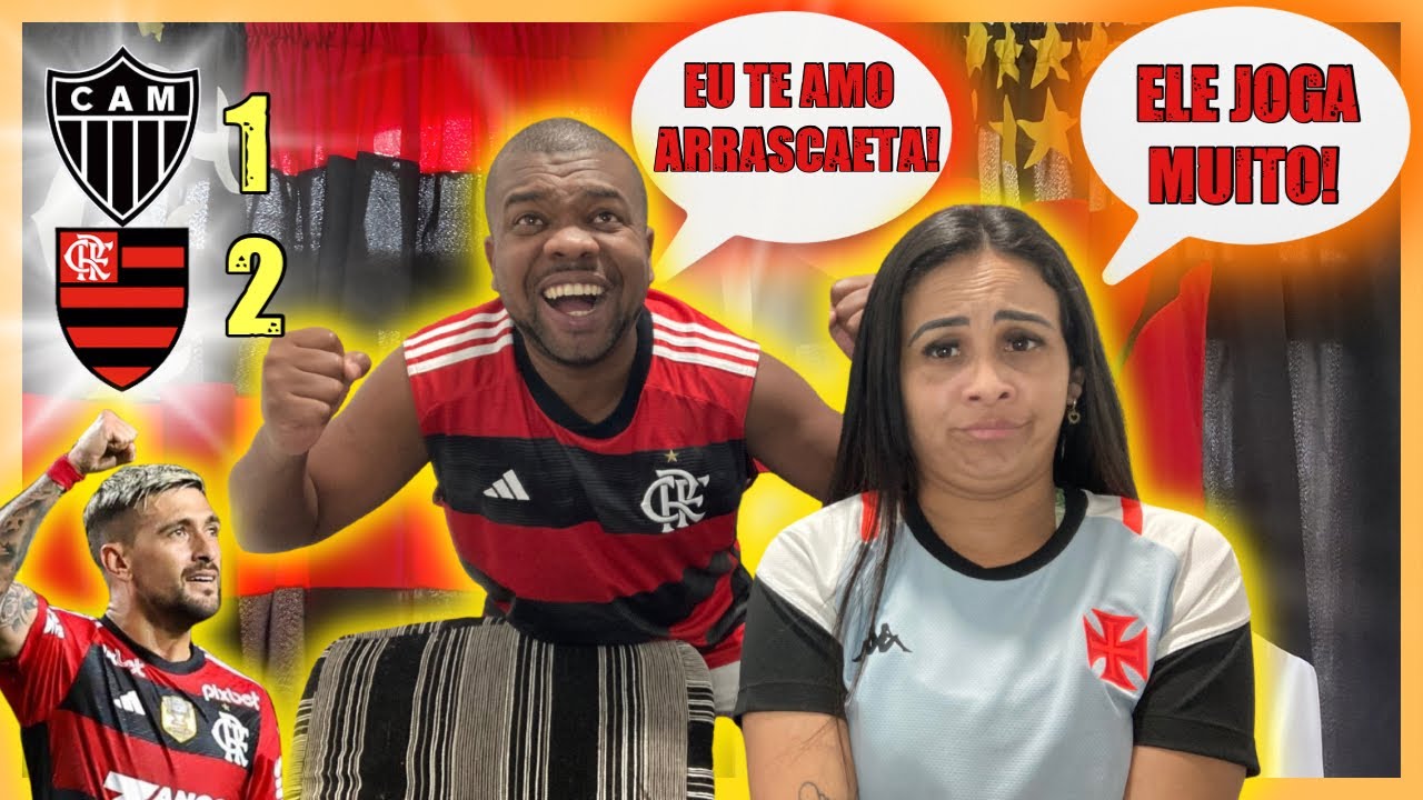 Arrascaeta decide no fim e Flamengo vira para cima do Atlético-MG