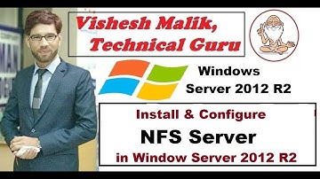 How to Install & Configure NFS Server in Window Server 2012 R2
