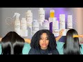 At Home Silk Press Using OLAPLEX | Curly To Straight On Type 4 Hair