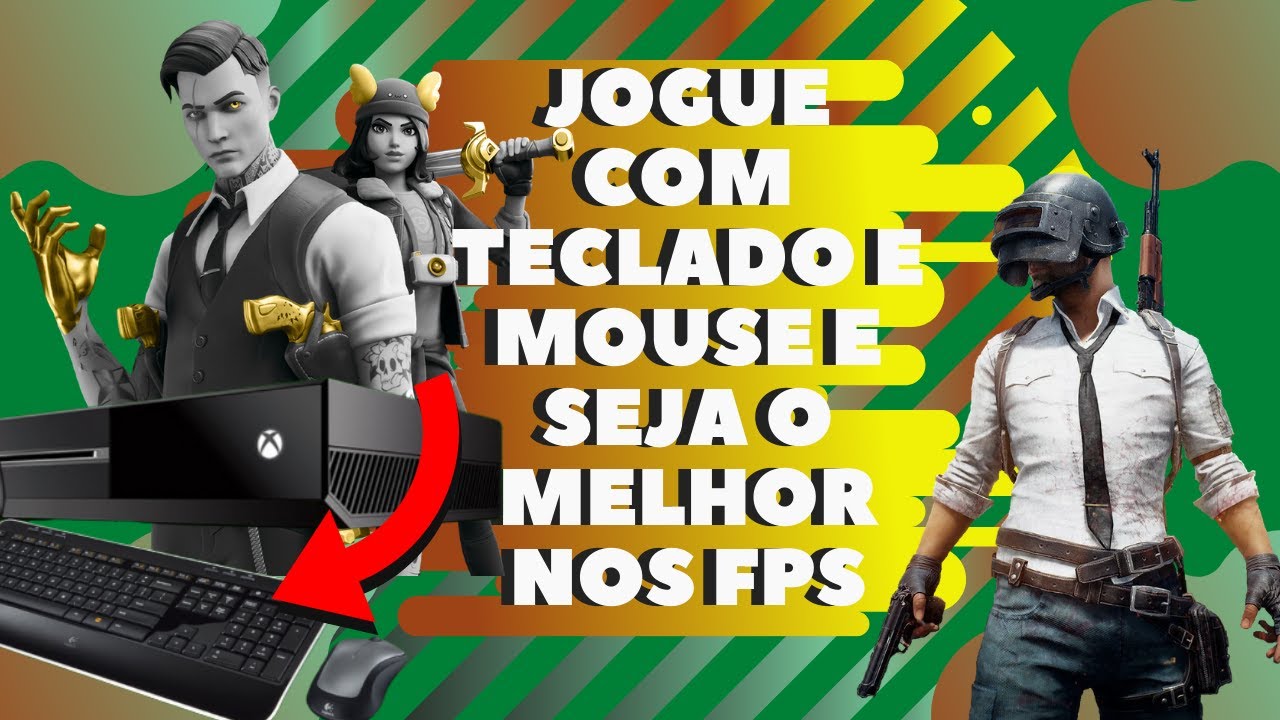 JOGUE COM TECLADO E MOUSE NO XBOX [FUNCIONA???] - YouTube