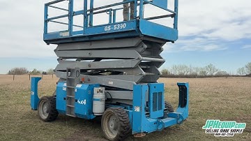 2007 Genie GS 5390 Rough Terrain Scissor Lift   #9657 AS