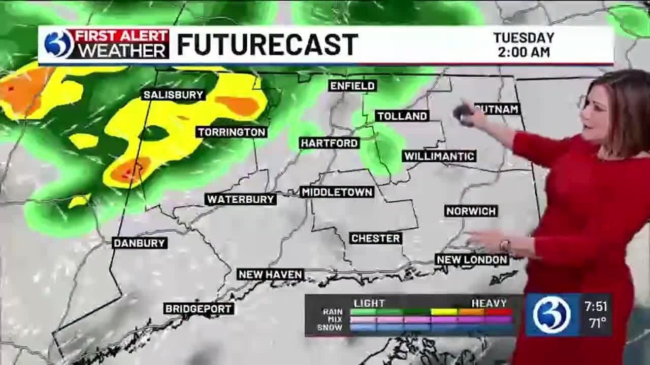 FORECAST: A First Alert for scattered storms this evening - YouTube