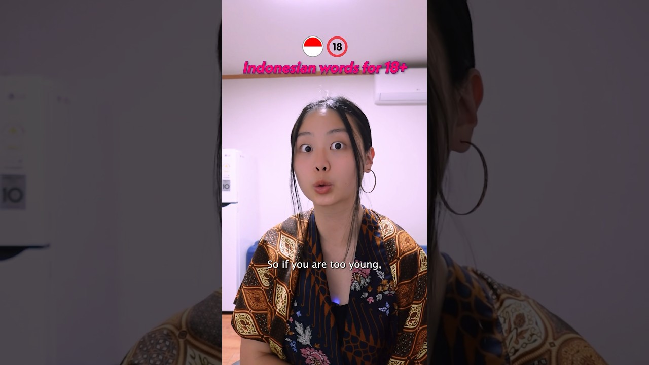 🇮🇩 Indonesian words only for adults 🤫🔞 