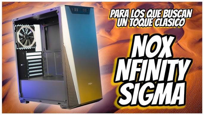 Caixa PC NOX INFINITY OMEGA RGB (ATX Mid Tower - Preto)