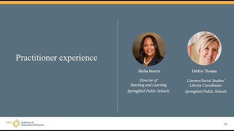 Evidence-Based Literacy Interventions: Springfield Public Schools (REL Midwest) (REL Southeast)
