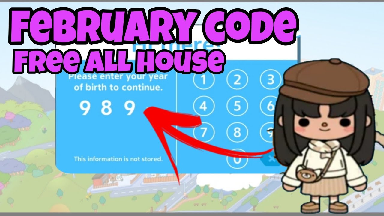February Code 2024 For Free All House | Toca Boca Life Word 2024 - Free ...