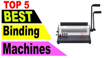 Top 5 Best Binding Machines In 2021