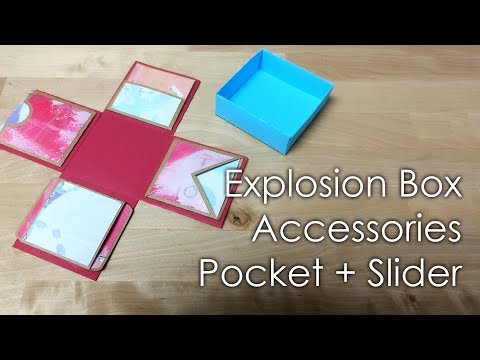 [Tutorial + Template] Explosion Box Accessory Pockets and Slider Card