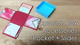 [Tutorial + Template] Explosion Box Accessory Pockets and Slider Card
