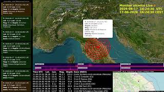#Terremoto ML 3.0 #Acqualagna (PU) Depth 43.5 km 2026-06-17 16:23 IT 43.62°N 12.69°E INGV