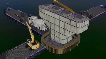 How Engineers Build Massive Bridge Foundations Underwater!