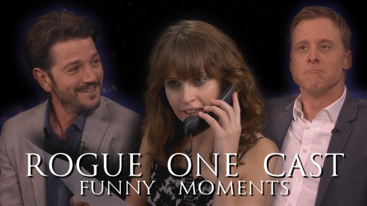 Rogue One A Star Wars Story Cast Funny Moments Episode Ii Part 2 Youtube