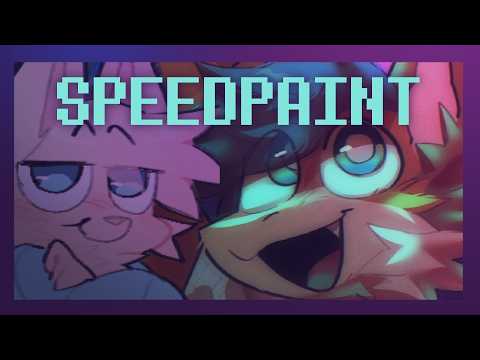 Thumbnail for One of My Most Complex Furry Commissions | Speedpaint