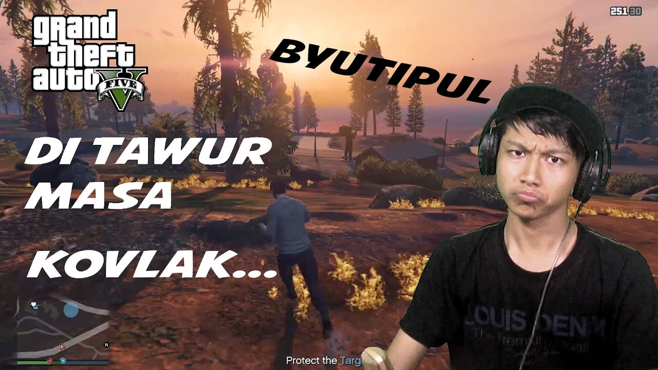 Di Keroyok Masa GTA Kocak Seru Seruan Bareng GTA V Gameplay