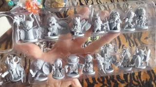 ASMR Unboxing Arcadia Quest Inferno part 2 Kickstarter Exclusive Hell of a Box CMON Cool Mini or Not