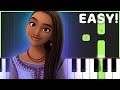 This wish  ariana debose from disneys wish  easy piano tutorial