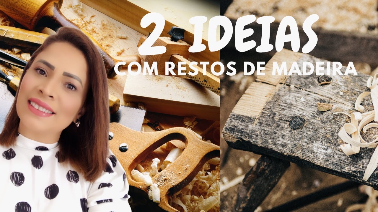 Ideias incríveis com restos de madeira DIY para decorar