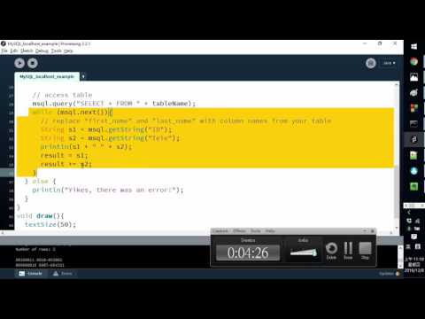 2016教學軟體設計 Week 13 01 Processing using BezierSQLib