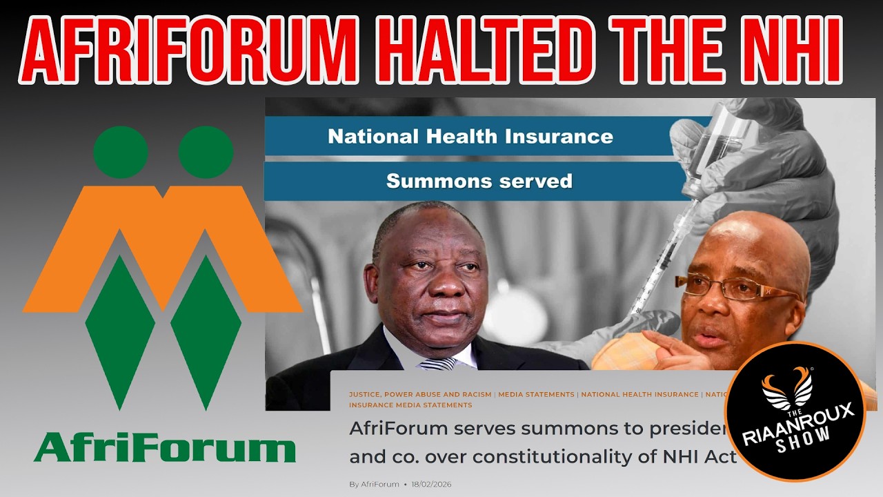 AFRIFORUM HALTED THE NHI: Power, Policy, and the Constitution