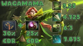 Wagamama [Windranger] Endless windrun | 1 ult=1 kill | Highlights 7.21d