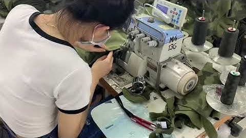 Vắt sổ sườn quần dài qua túi sườn 42s HBI M4