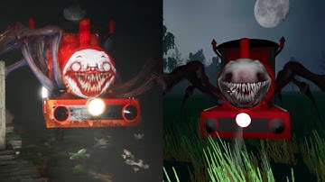 Playing Choo Choo Charles Nightmare mode in PC vs Playing Choo Choo in Mobile | Horror Gameplay