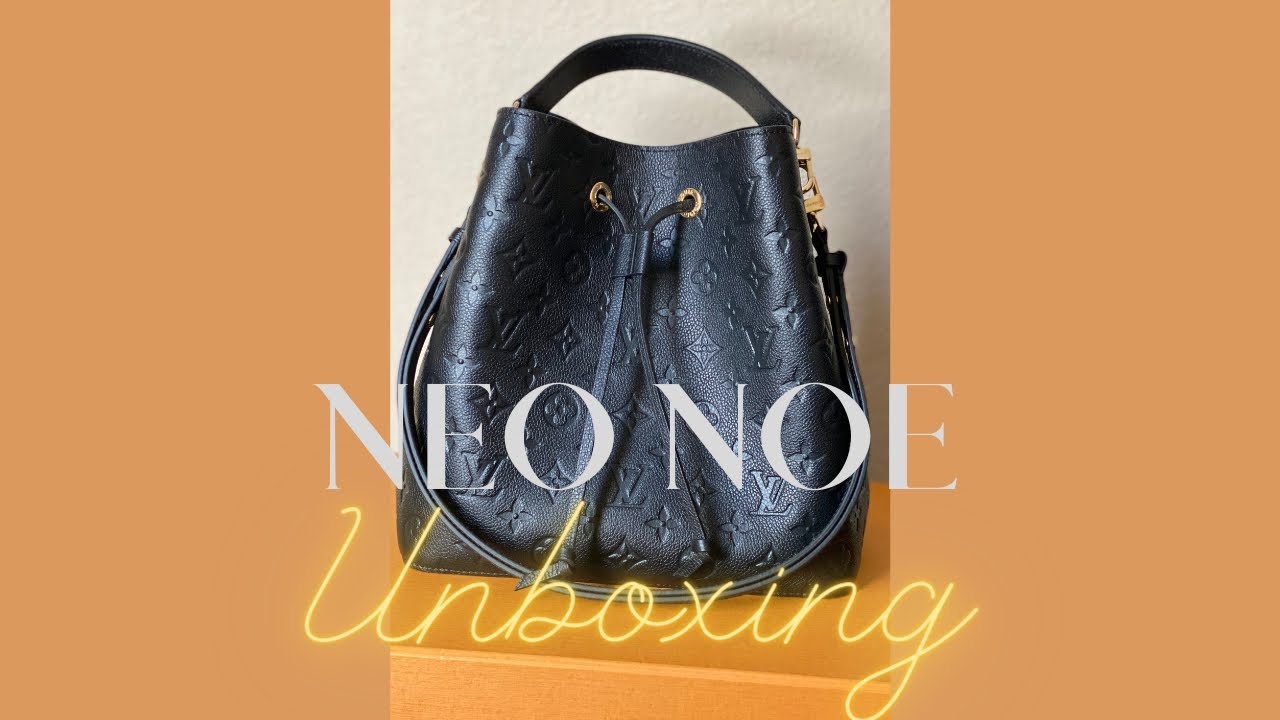 Louis Vuitton NeoNoe Unboxing in Black Empreinte! 