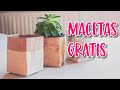 Macetas con material reciclado | Semilleros de Tetrabrick