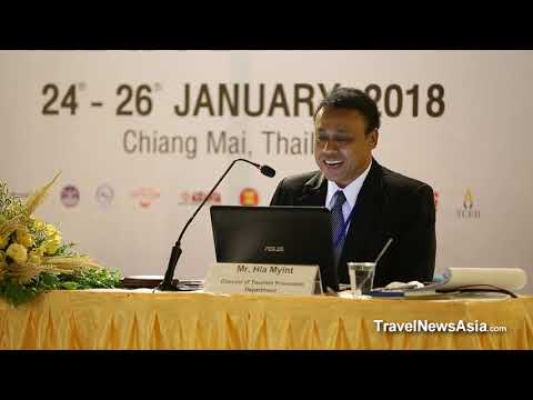 Myanmar Tourism Press Conference at ASEAN Tourism Forum 2018 in Chiang Mai, Thailand