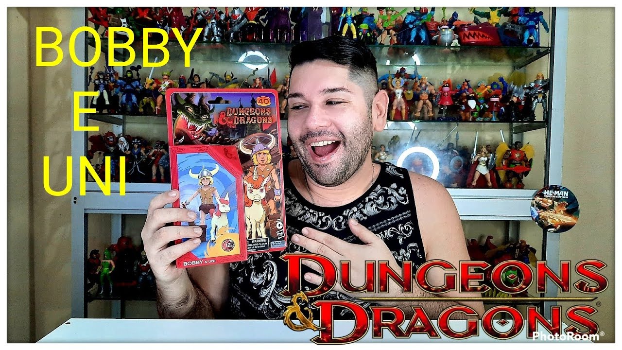 BOBBY E UNI - CAVERNA DO DRAGÃO ACTION FIGURES REVIEW! DUNGEONS AND ...