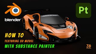 Pro Master Car Modeling | Texturing in Substance Painter – Bringing the Model to Life!