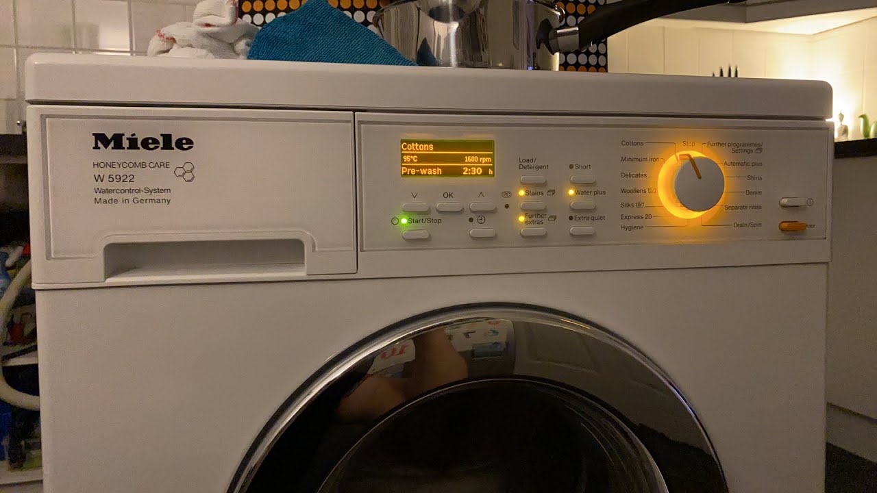 Miele W5922 Care YouTube