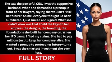 “My Wife, the CEO, Announced: ‘I Want a Prenup—I’m Not Risking My Future on You.’ I Smiled: ‘Smart.’