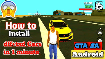 How to install DFF & TXD Cars in GTA SA Android | Full tutorial | by MSQ Point