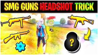 SMG Gun Headshot Trick -Free Fire 🔥| UMP + MP5 Headshot Trick Only Red Numbers |New Headshot Setting screenshot 2