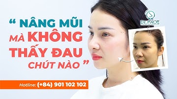 Nâng mũi cấu trúc sụn tai hoàn toàn không thấy đau