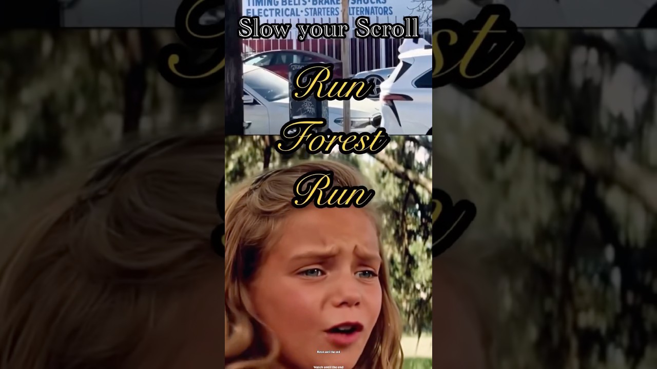 Another Satisfying Racial Moment: Slow Your Scroll Run Forest Run #shorts