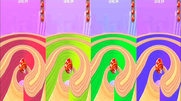 Going Balls Vs 4x Ball - Mobile Gameplay Walkthrough iOS,Android Stick Game Ball New