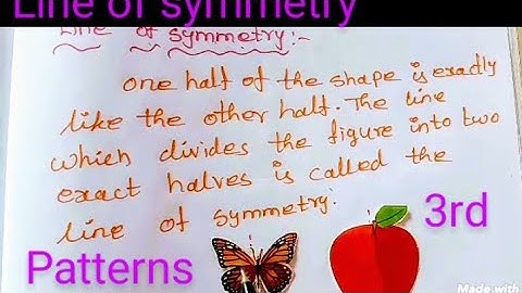 3rd std maths patterns /symmetrical shapes unit3 term1