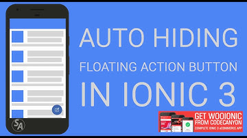 Auto-hide Floating Action Button in Ionic 3