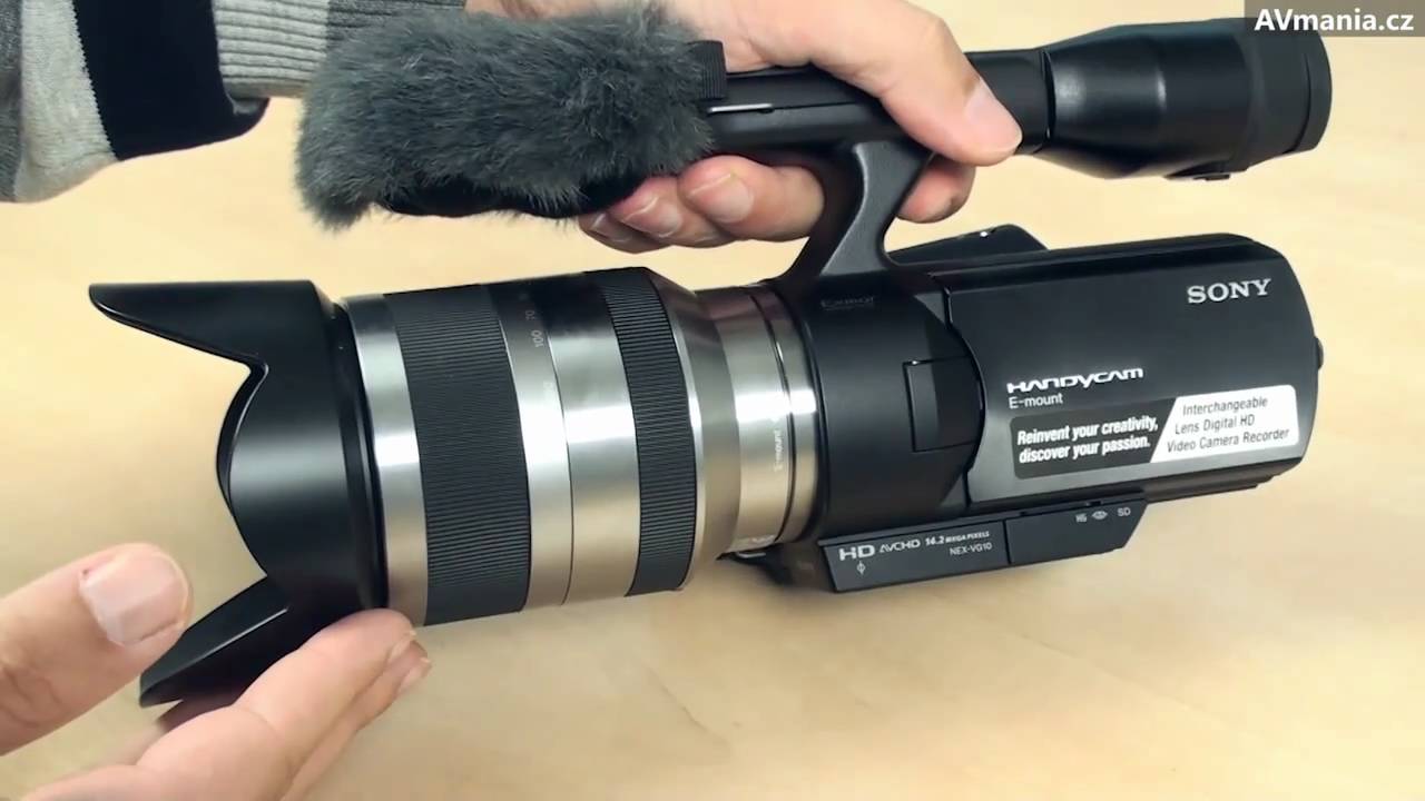 Sony NEX-VG10 - YouTube