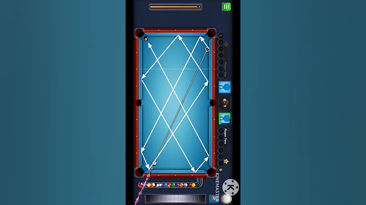 8 Ball Pool Trick Shot tutorial... How to play Trick shot in 8 Ball Pool #viralvideo #viralshort