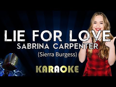 Lie For Love - Sabrina Carpenter | Karaoke Version Instrumental Lyrics Cover