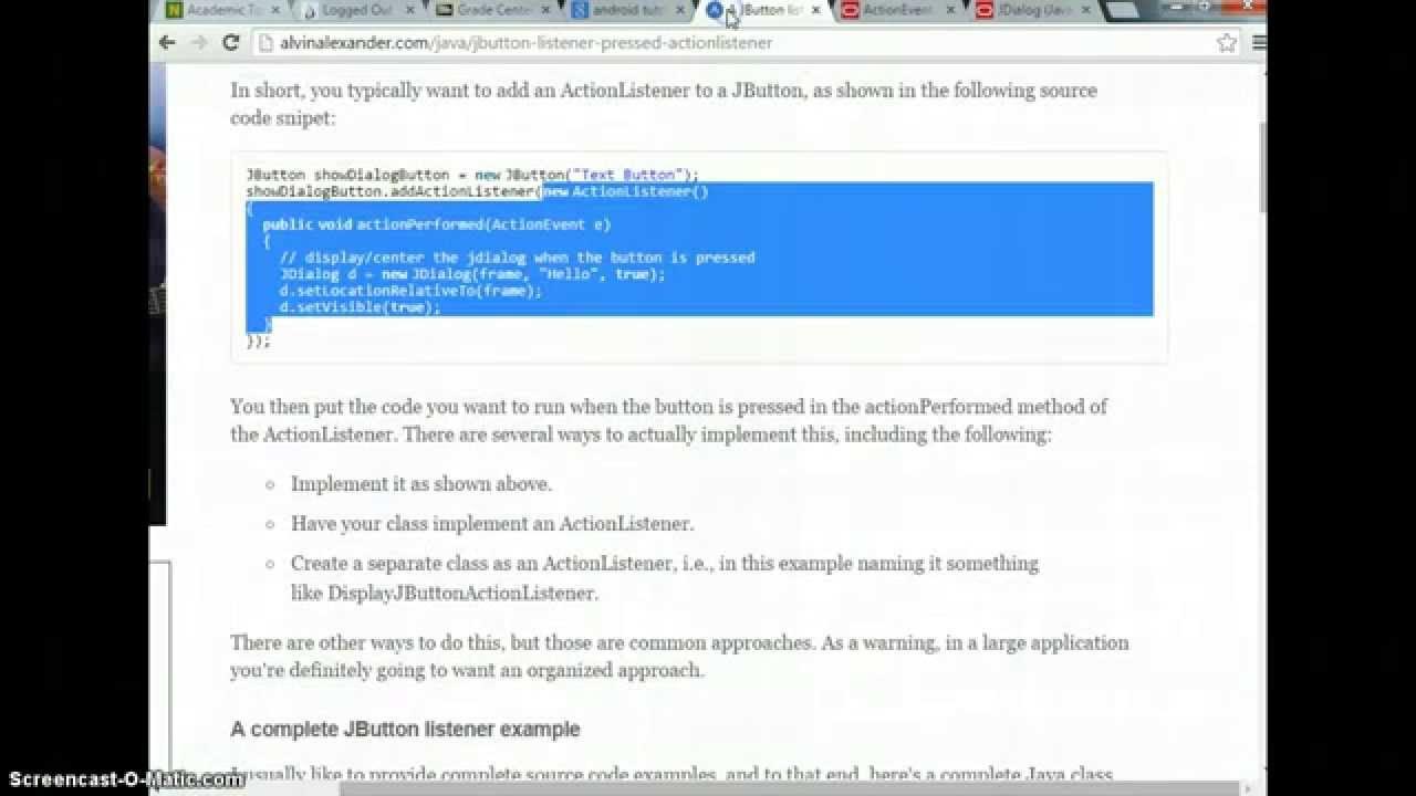 Unit5-How to Program Button in JAVA - Part 2 ...