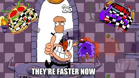 Pizza Tower John Gutter Lap 4 HELL MODE