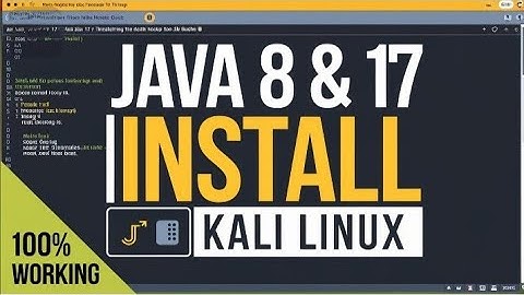 How to install Java in Kali Linux |   java 8 install in kali Linux |  install java 17 in kali Linux